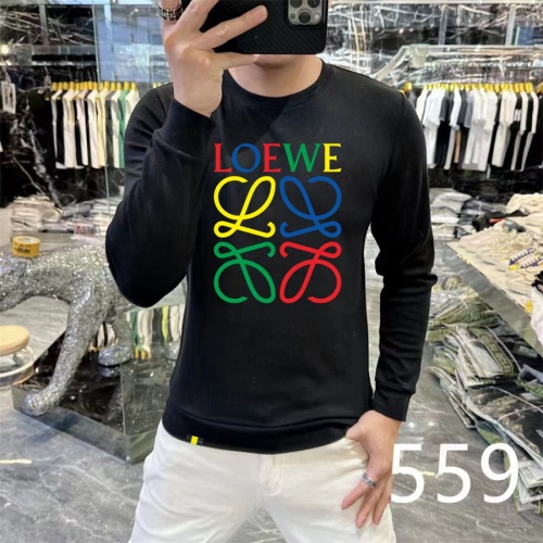 Wholesale LOEWE Hoodies Long Sleeved For Men #1267483 $48.00 USD, Wholesale Quality Replica LOEWE Hoodies