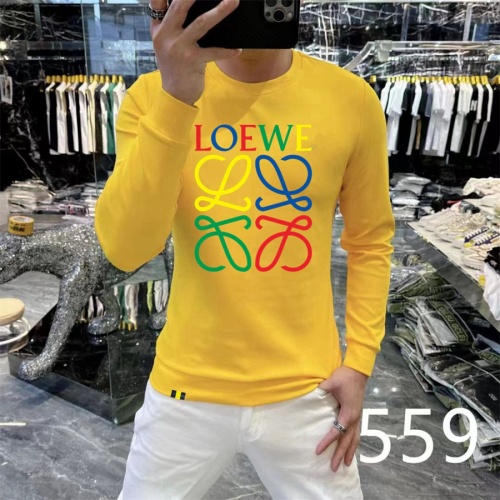 Wholesale LOEWE Hoodies Long Sleeved For Men #1267486 $48.00 USD, Wholesale Quality Replica LOEWE Hoodies