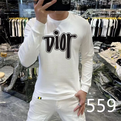 Wholesale Christian Dior Hoodies Long Sleeved For Men #1267492 $48.00 USD, Wholesale Quality Replica Christian Dior Hoodies