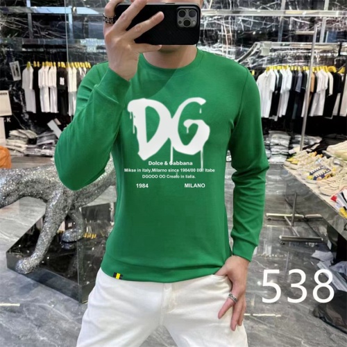 Wholesale Dolce &amp; Gabbana D&amp;G Hoodies Long Sleeved For Men #1267505 $48.00 USD, Wholesale Quality Replica Dolce &amp; Gabbana D&amp;G Hoodies