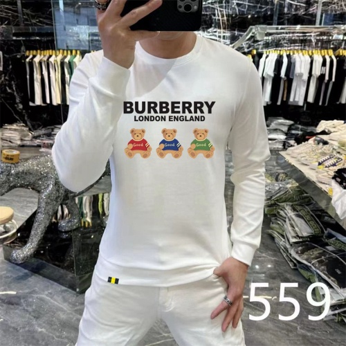 Wholesale Burberry Hoodies Long Sleeved For Men #1267517 $48.00 USD, Wholesale Quality Replica Burberry Hoodies