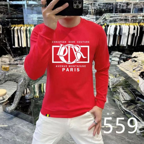 Wholesale Christian Dior Hoodies Long Sleeved For Men #1267529 $48.00 USD, Wholesale Quality Replica Christian Dior Hoodies