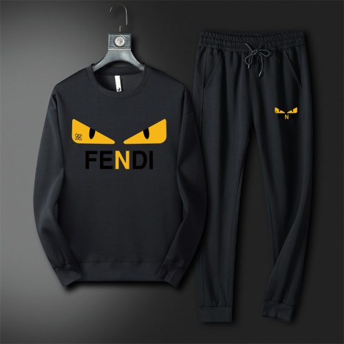 Wholesale Fendi Tracksuits Long Sleeved For Men #1267558 $72.00 USD, Wholesale Quality Replica Fendi Tracksuits