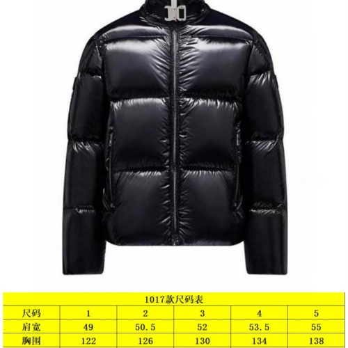 Replica Moncler Down Feather Coat Long Sleeved For Unisex #1267595 $192.00 USD for Wholesale