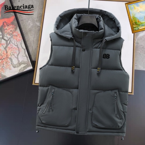 Wholesale Balenciaga Jackets Sleeveless For Men #1267640 $56.00 USD, Wholesale Quality Replica Balenciaga Jackets