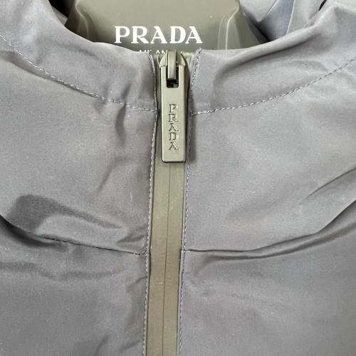 Replica Prada Down Feather Coat Long Sleeved For Men #1267746 $185.00 USD for Wholesale