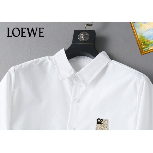 Replica LOEWE Shirts Long Sleeved For Men #1267776 $40.00 USD for Wholesale