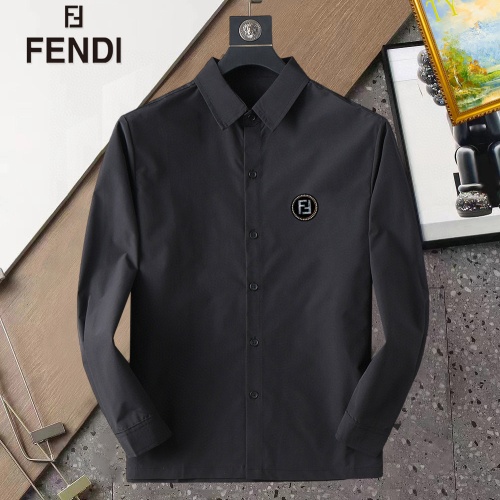 Wholesale Fendi Shirts Long Sleeved For Men #1267780 $40.00 USD, Wholesale Quality Replica Fendi Shirts