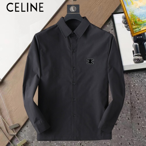 Wholesale Celine Shirts Long Sleeved For Men #1267801 $40.00 USD, Wholesale Quality Replica Celine Shirts