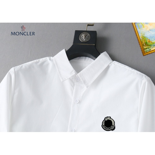 Replica Moncler Shirts Long Sleeved For Men #1267804 $40.00 USD for Wholesale