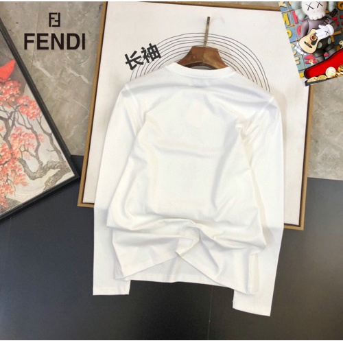 Replica Fendi T-Shirts Long Sleeved For Unisex #1267823 $34.00 USD for Wholesale