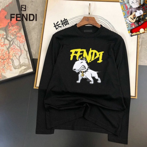 Wholesale Fendi T-Shirts Long Sleeved For Unisex #1267843 $34.00 USD, Wholesale Quality Replica Fendi T-Shirts