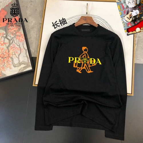 Wholesale Prada T-Shirts Long Sleeved For Unisex #1267857 $34.00 USD, Wholesale Quality Replica Prada T-Shirts