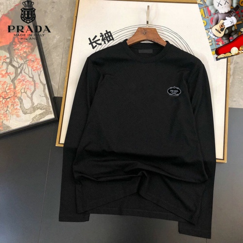 Wholesale Prada T-Shirts Long Sleeved For Unisex #1267864 $34.00 USD, Wholesale Quality Replica Prada T-Shirts