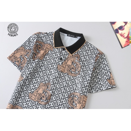 Replica Versace T-Shirts Short Sleeved For Men #1267890 $29.00 USD for Wholesale