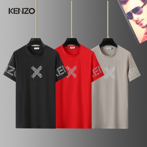 Replica Kenzo T-Shirts Short Sleeved For Men #1267896 $29.00 USD for Wholesale