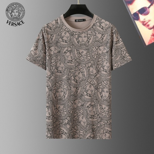 Wholesale Versace T-Shirts Short Sleeved For Men #1267907 $29.00 USD, Wholesale Quality Replica Versace T-Shirts