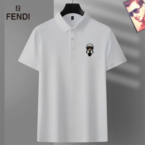 Wholesale Fendi T-Shirts Short Sleeved For Men #1267914 $29.00 USD, Wholesale Quality Replica Fendi T-Shirts