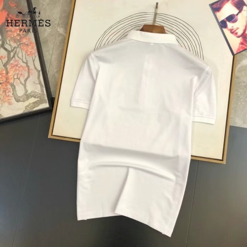 Replica Hermes T-Shirts Short Sleeved For Men #1267916 $29.00 USD for Wholesale