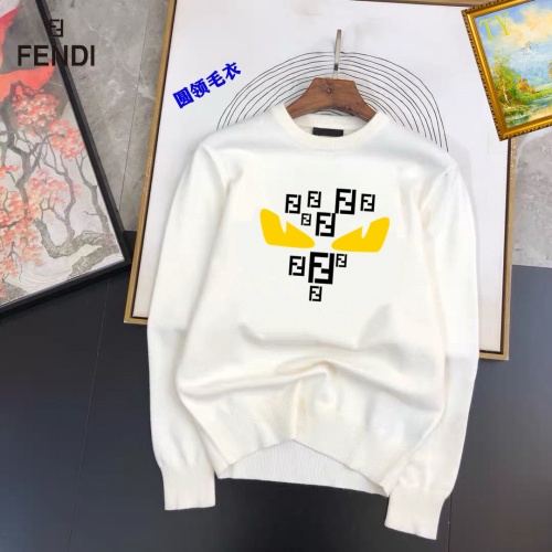 Wholesale Fendi Sweaters Long Sleeved For Men #1267938 $42.00 USD, Wholesale Quality Replica Fendi Sweaters