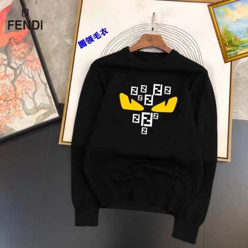 Wholesale Fendi Sweaters Long Sleeved For Men #1267939 $42.00 USD, Wholesale Quality Replica Fendi Sweaters