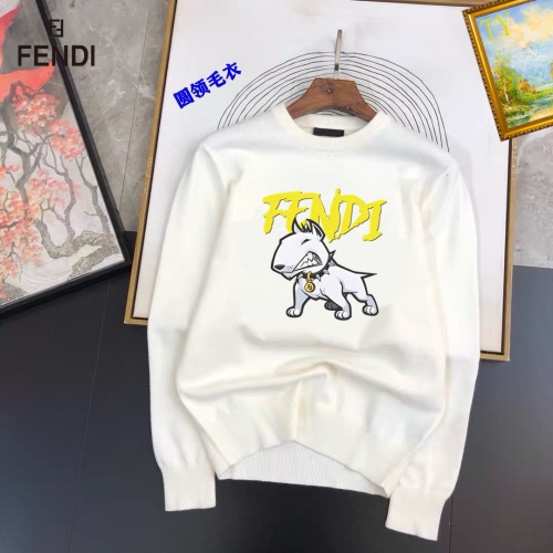 Wholesale Fendi Sweaters Long Sleeved For Men #1267946 $42.00 USD, Wholesale Quality Replica Fendi Sweaters