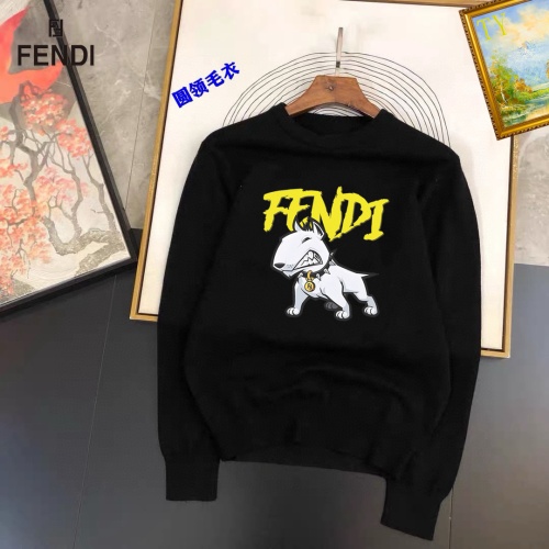 Wholesale Fendi Sweaters Long Sleeved For Men #1267947 $42.00 USD, Wholesale Quality Replica Fendi Sweaters