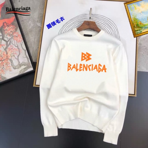 Wholesale Balenciaga Sweaters Long Sleeved For Men #1267954 $42.00 USD, Wholesale Quality Replica Balenciaga Sweaters