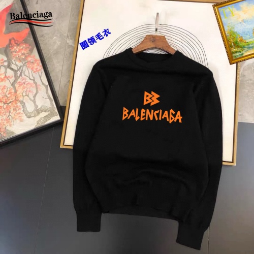 Wholesale Balenciaga Sweaters Long Sleeved For Men #1267955 $42.00 USD, Wholesale Quality Replica Balenciaga Sweaters