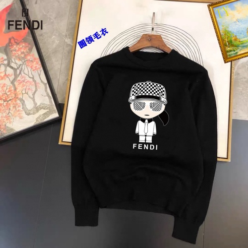 Wholesale Fendi Sweaters Long Sleeved For Men #1267965 $42.00 USD, Wholesale Quality Replica Fendi Sweaters