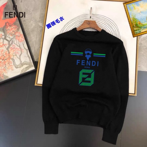 Wholesale Fendi Sweaters Long Sleeved For Men #1267974 $42.00 USD, Wholesale Quality Replica Fendi Sweaters