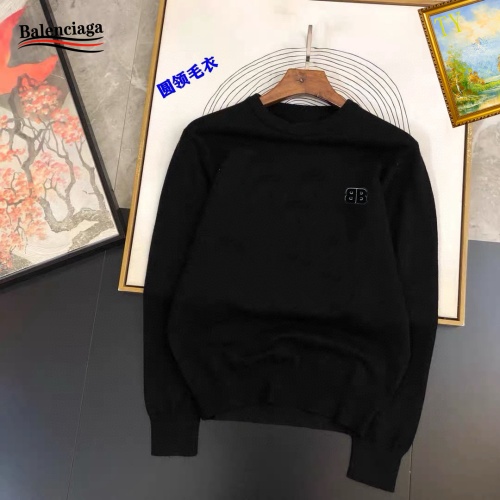 Wholesale Balenciaga Sweaters Long Sleeved For Men #1267978 $42.00 USD, Wholesale Quality Replica Balenciaga Sweaters