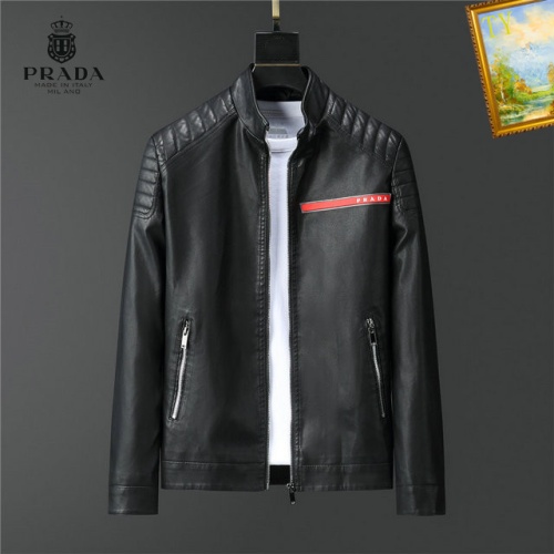 Wholesale Prada Jackets Long Sleeved For Men #1268041 $60.00 USD, Wholesale Quality Replica Prada Jackets