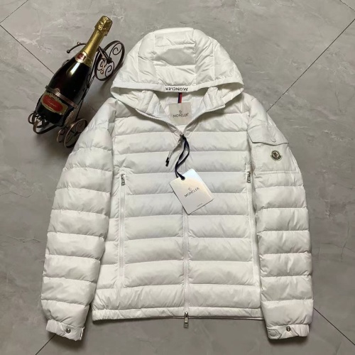 Wholesale Moncler Down Feather Coat Long Sleeved For Men #1268054 $155.00 USD, Wholesale Quality Replica Moncler Down Feather Coat