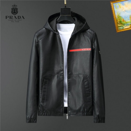 Wholesale Prada Jackets Long Sleeved For Men #1268082 $60.00 USD, Wholesale Quality Replica Prada Jackets