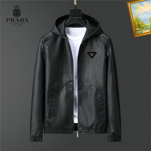 Wholesale Prada Jackets Long Sleeved For Men #1268084 $60.00 USD, Wholesale Quality Replica Prada Jackets