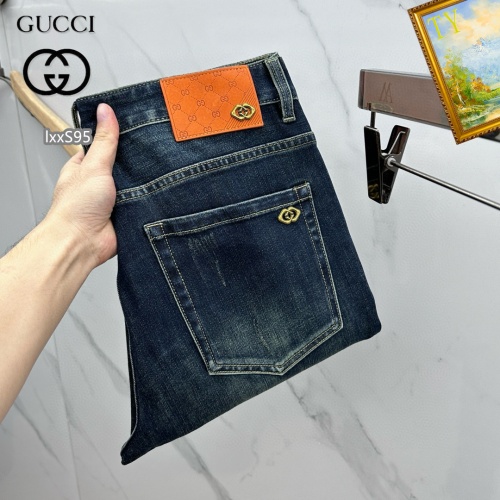 Wholesale Gucci Jeans For Men #1268112 $48.00 USD, Wholesale Quality Replica Gucci Jeans