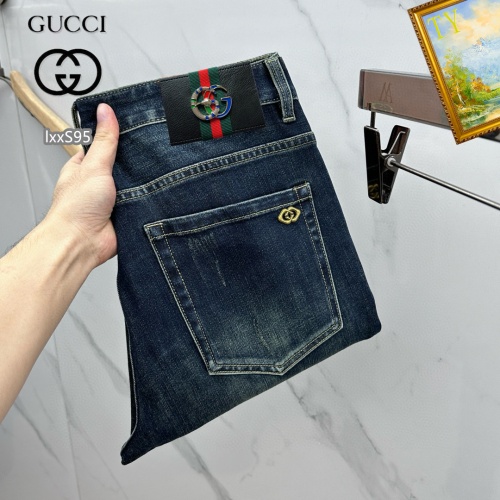 Wholesale Gucci Jeans For Men #1268122 $48.00 USD, Wholesale Quality Replica Gucci Jeans