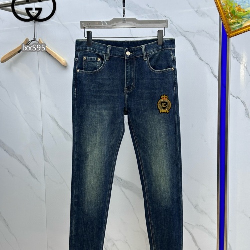 Replica Gucci Jeans For Men #1268122 $48.00 USD for Wholesale