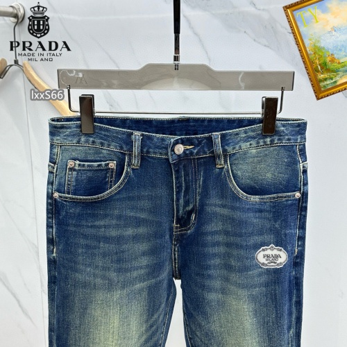 Replica Prada Jeans For Men #1268126 $48.00 USD for Wholesale