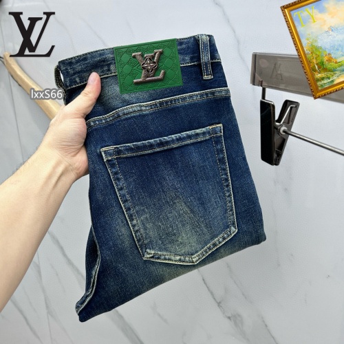 Wholesale Louis Vuitton LV Jeans For Men #1268129 $48.00 USD, Wholesale Quality Replica Louis Vuitton LV Jeans