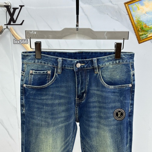 Replica Louis Vuitton LV Jeans For Men #1268129 $48.00 USD for Wholesale