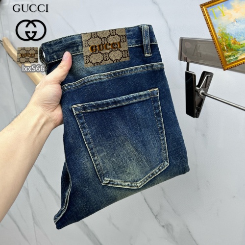 Wholesale Gucci Jeans For Men #1268131 $48.00 USD, Wholesale Quality Replica Gucci Jeans