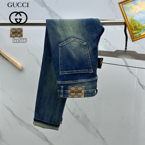 Replica Gucci Jeans For Men #1268131 $48.00 USD for Wholesale