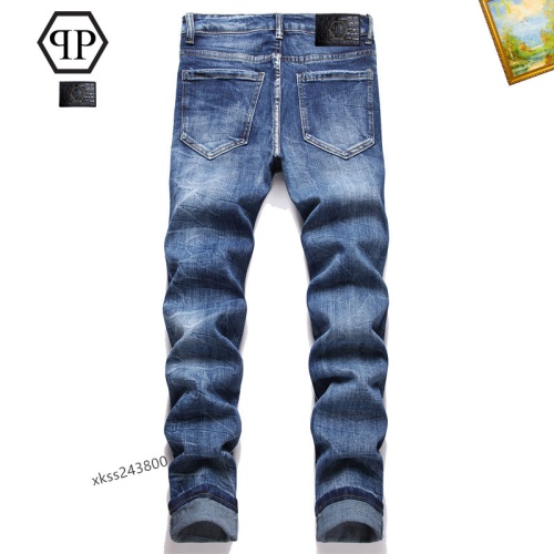 Replica Philipp Plein PP Jeans For Men #1268147 $48.00 USD for Wholesale