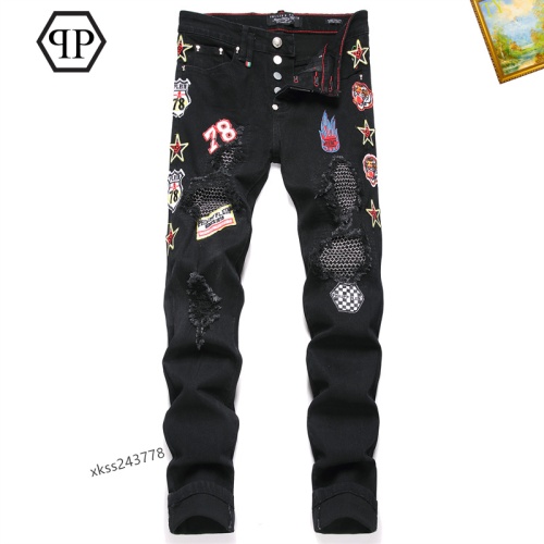 Wholesale Philipp Plein PP Jeans For Men #1268159 $48.00 USD, Wholesale Quality Replica Philipp Plein PP Jeans