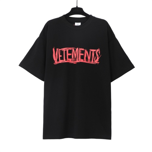 Wholesale VETEMENTS T-Shirts Short Sleeved For Unisex #1268263 $29.00 USD, Wholesale Quality Replica VETEMENTS T-Shirts