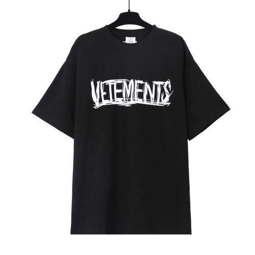 Wholesale VETEMENTS T-Shirts Short Sleeved For Unisex #1268264 $29.00 USD, Wholesale Quality Replica VETEMENTS T-Shirts