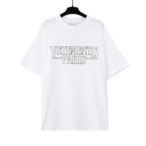 Wholesale VETEMENTS T-Shirts Short Sleeved For Unisex #1268266 $29.00 USD, Wholesale Quality Replica VETEMENTS T-Shirts