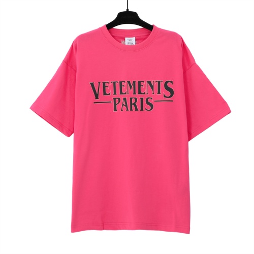 Wholesale VETEMENTS T-Shirts Short Sleeved For Unisex #1268267 $29.00 USD, Wholesale Quality Replica VETEMENTS T-Shirts